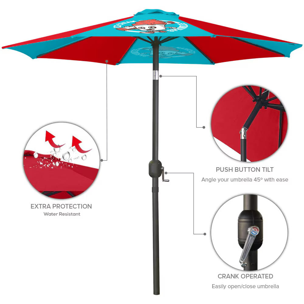9 ft. Patio Umbrella with Custom Print