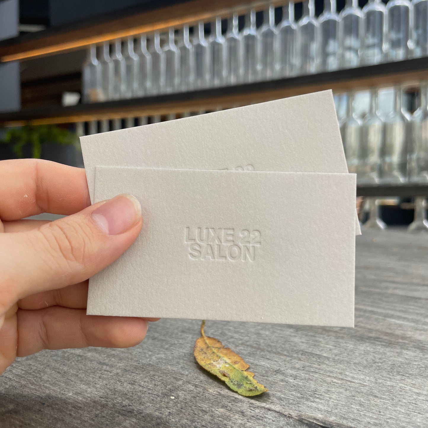 Letterpress Business Cards