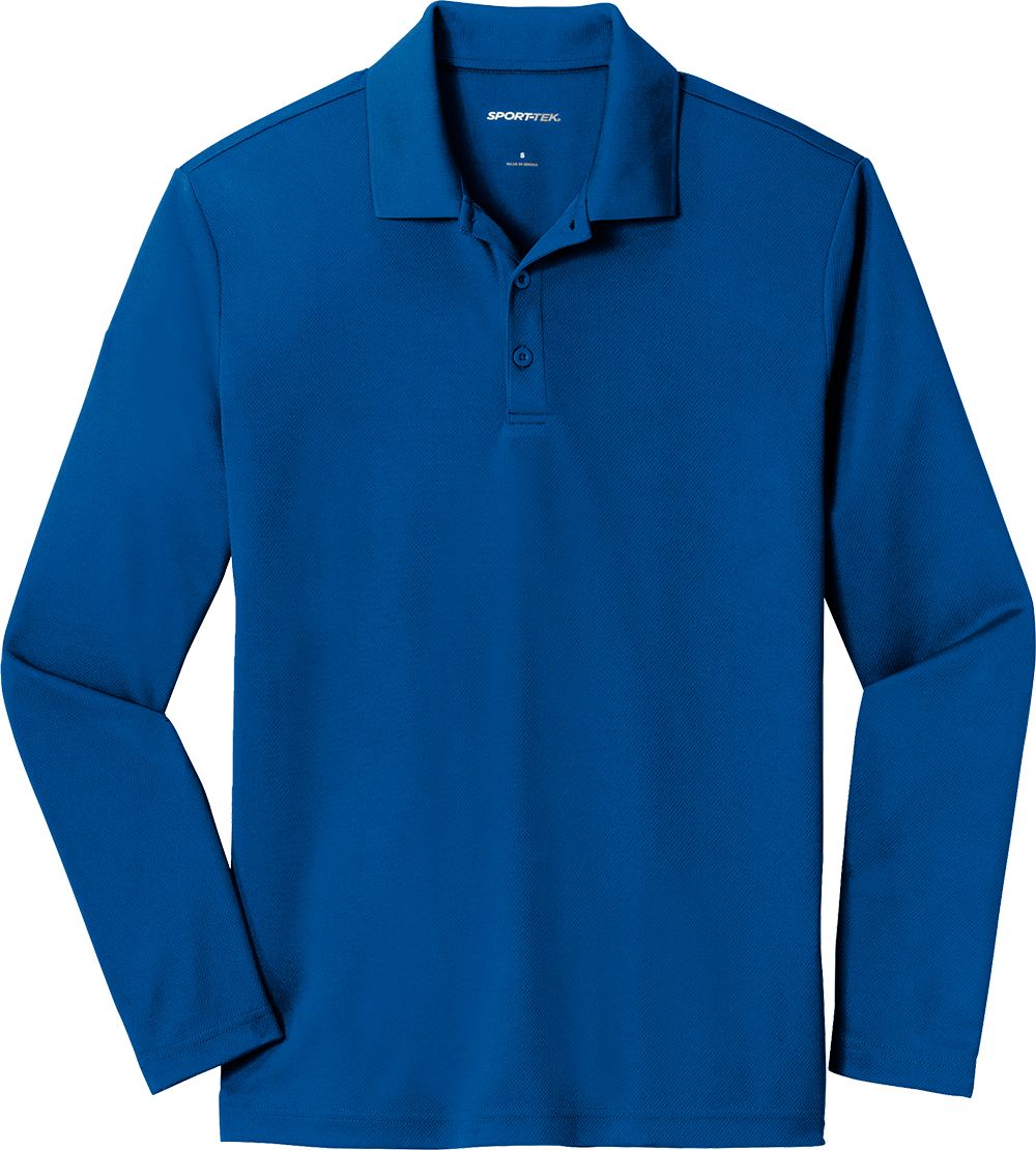 ST640LS Sport-Tek® PosiCharge® RacerMesh® Long Sleeve Polo