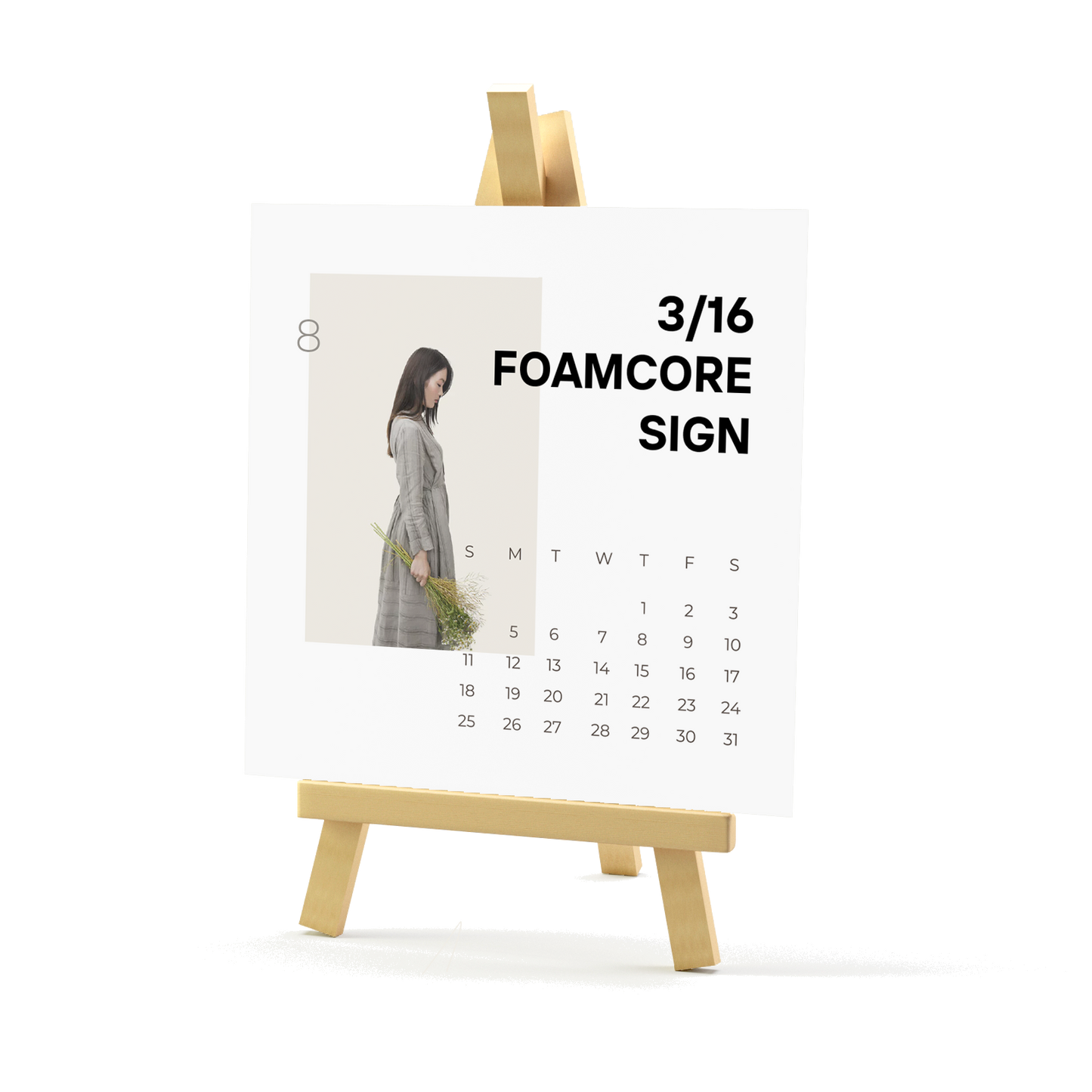 Foamcore Sign - Golden State Print