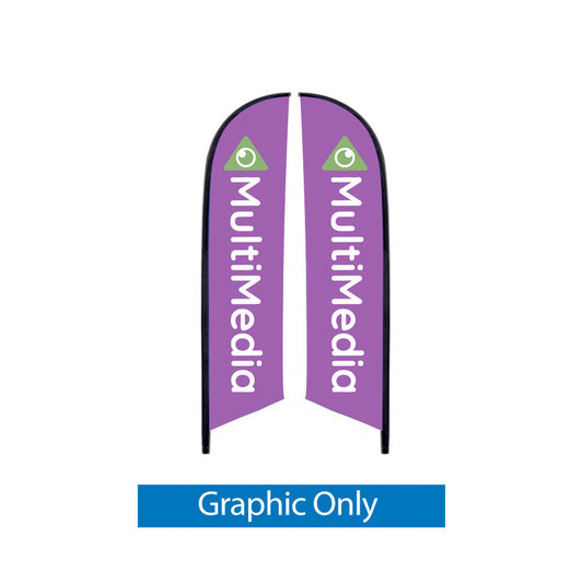 7 ft. X-Small Falcon® Flag Double-Sided (Graphic Only) - Golden State Print