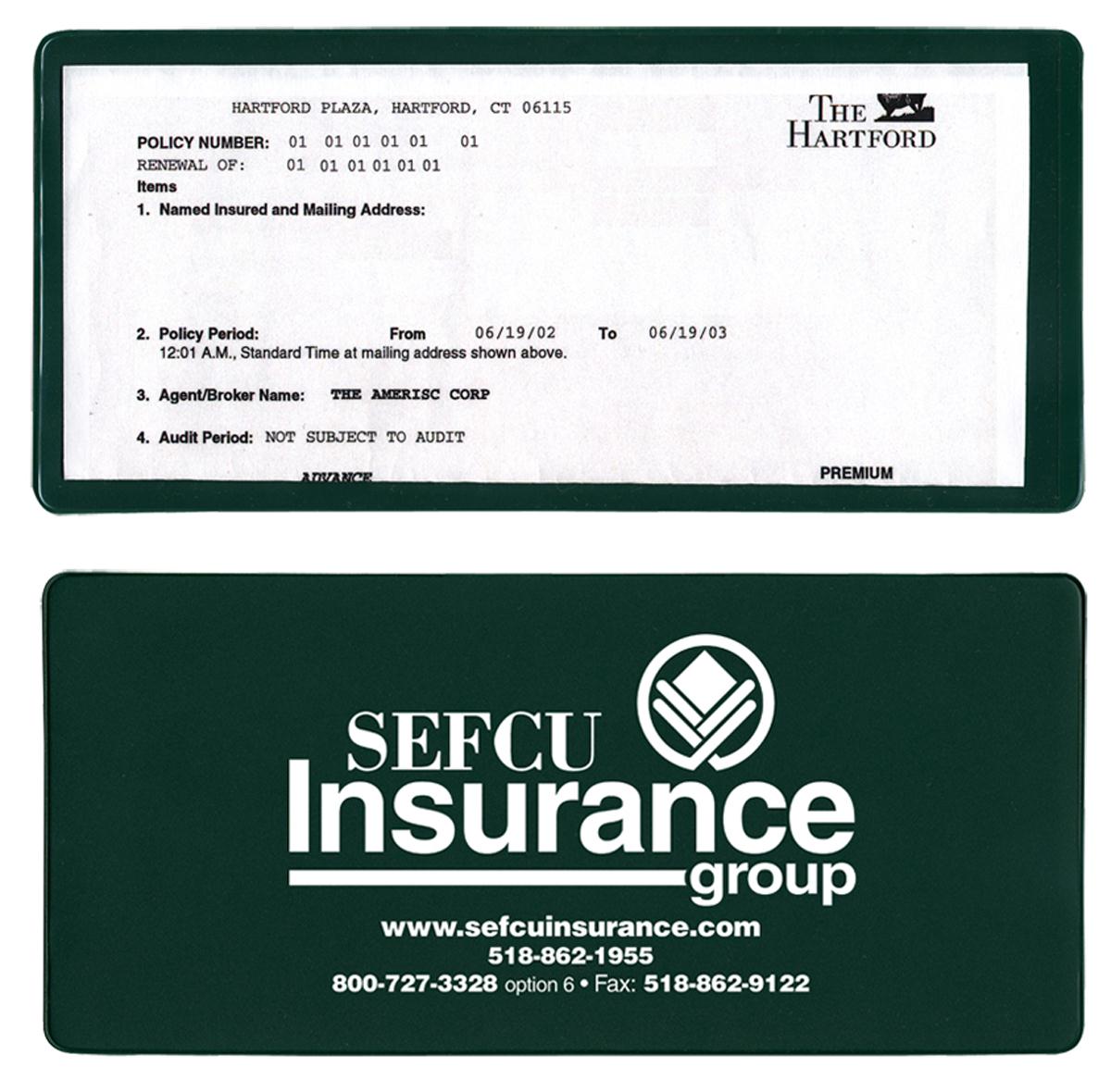 Large Insurance Policy Holder (open on short side) - Golden State Print