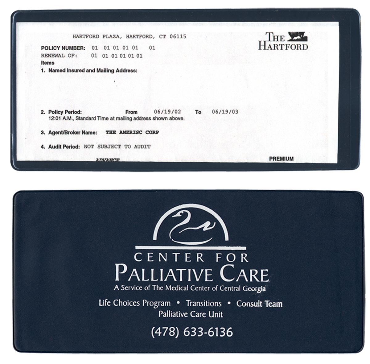 Large Insurance Policy Holder (open on short side) - Golden State Print