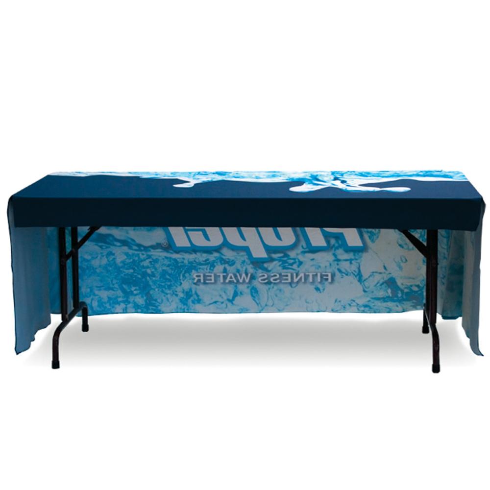 8 ft. 3-Sided Regular Stretch Table Throw - Golden State Print