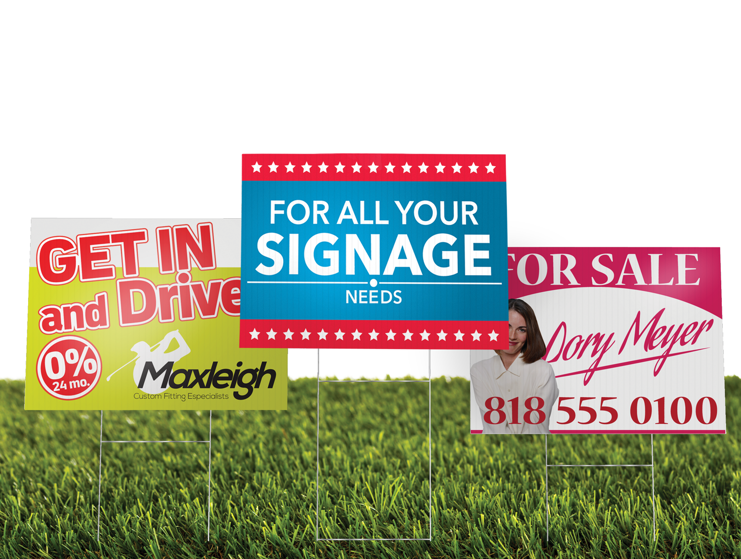 Coroplast Sign - Golden State Print