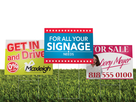 Coroplast Sign - Golden State Print