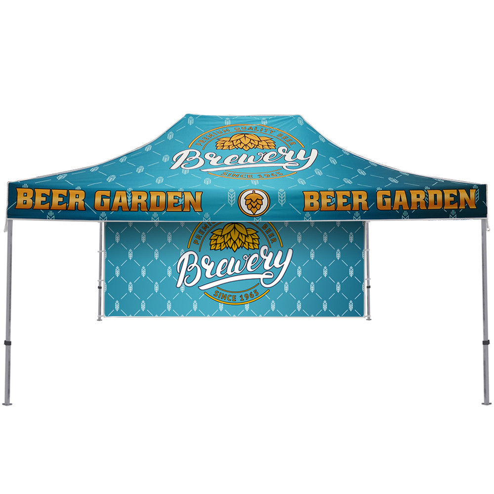 Event Tent 15Ft w/ Aluminum Frame - Golden State Print