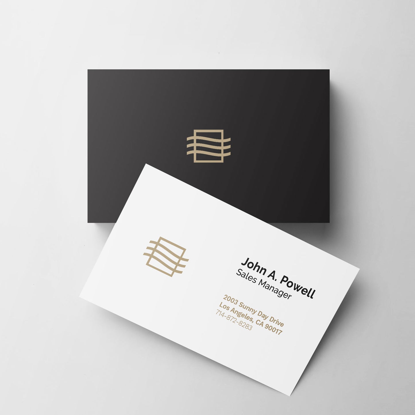 Matte Business Cards - Golden State Print