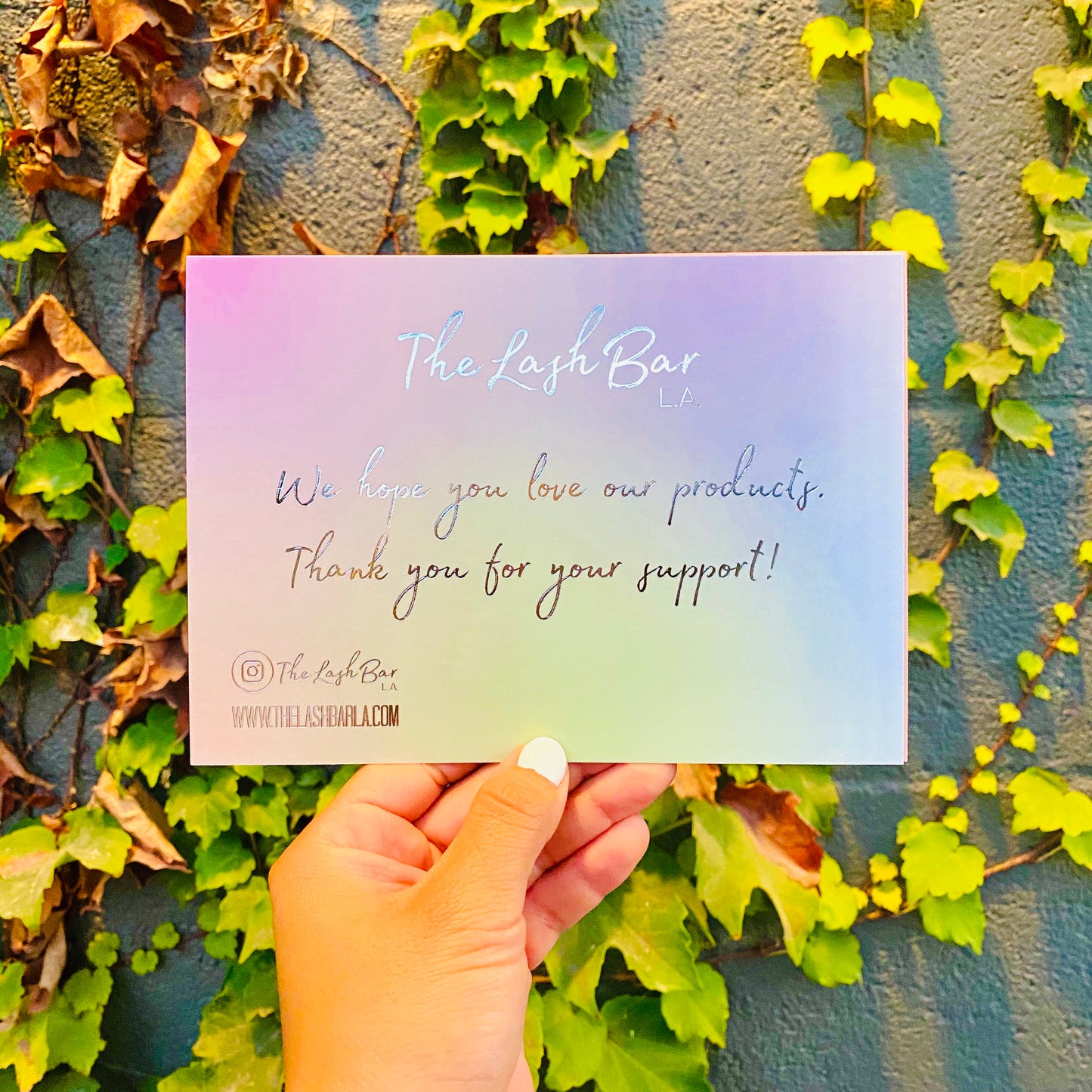 Foil Postcards - Golden State Print