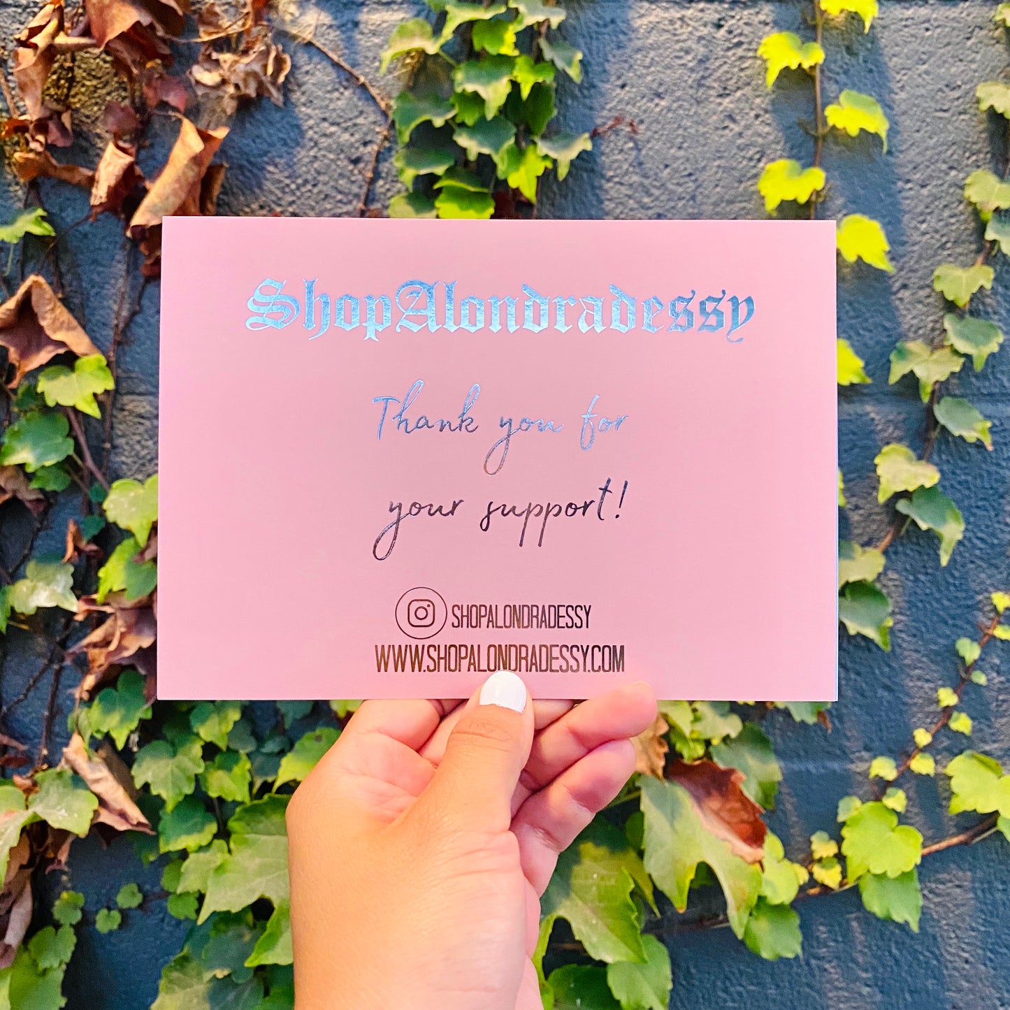 Foil Postcards - Golden State Print