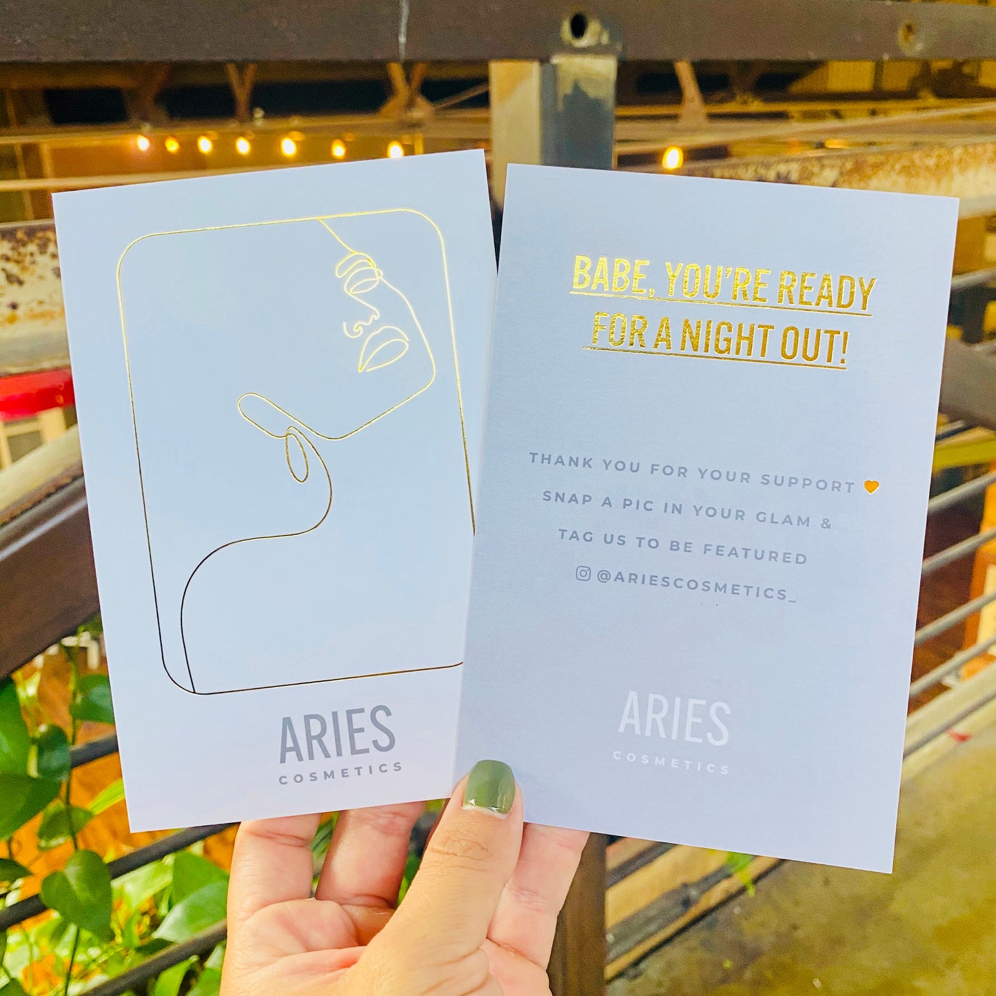 Foil Postcards - Golden State Print