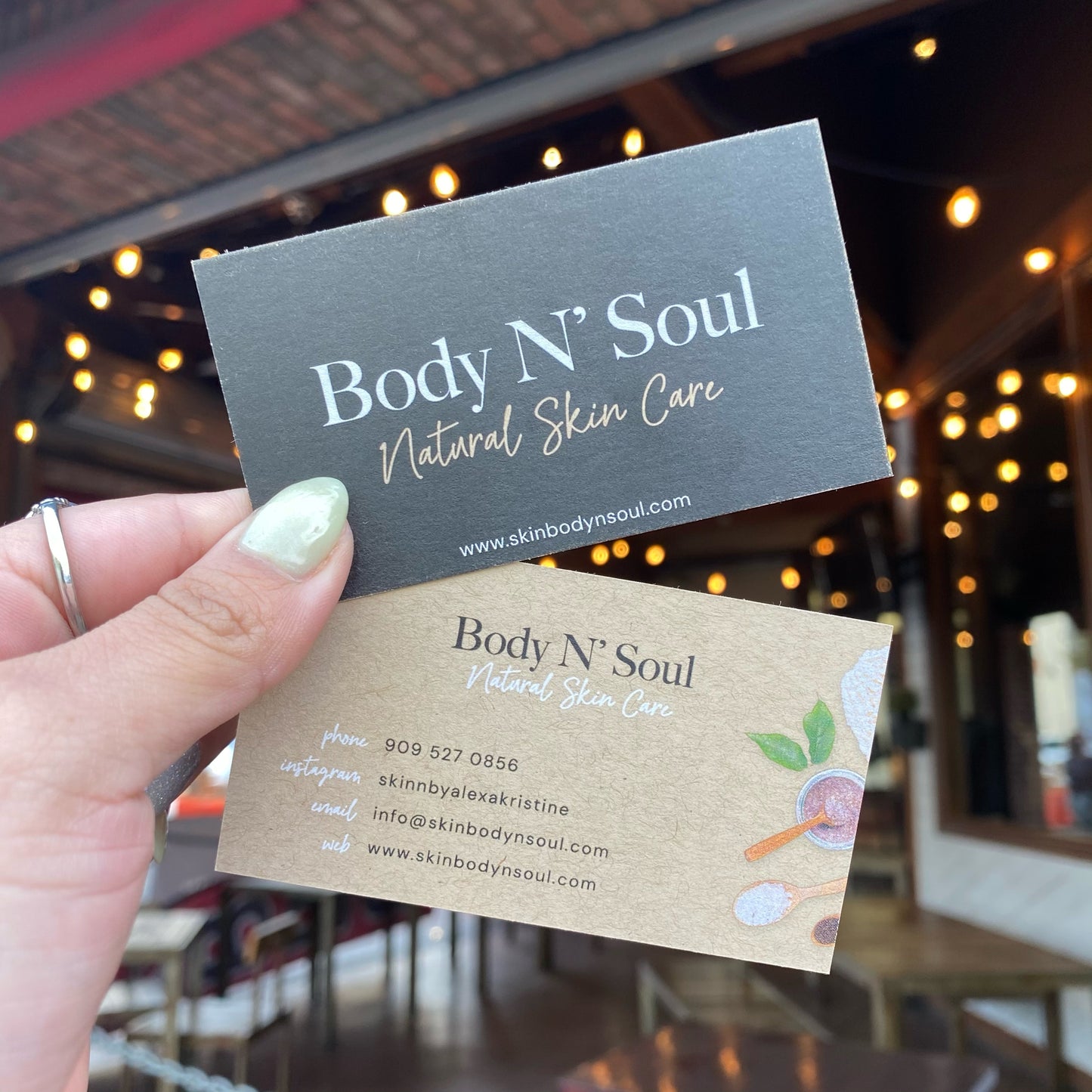 Kraft Brown Business Cards - Golden State Print