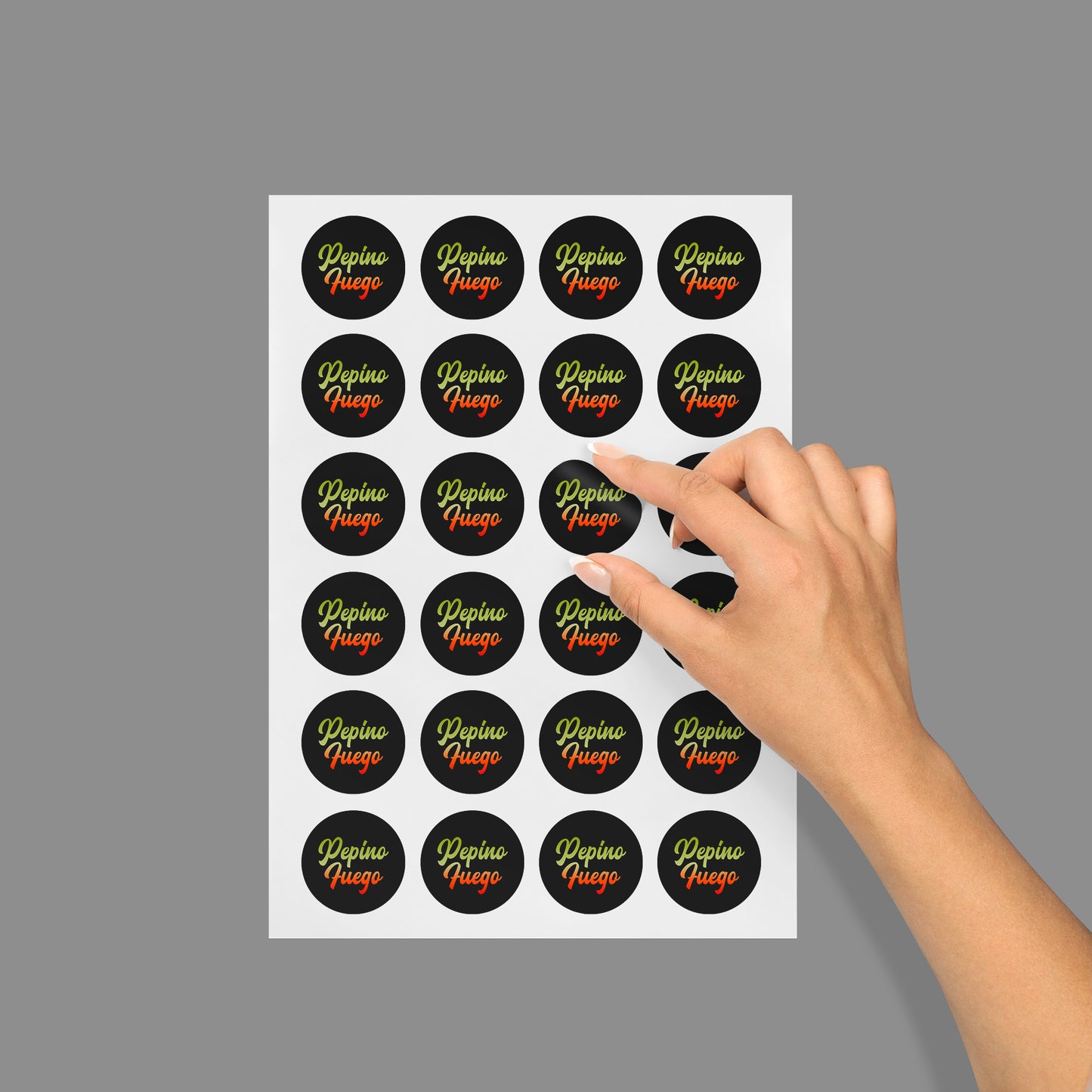 Label Sheet (Pepino Fuego) - Golden State Print