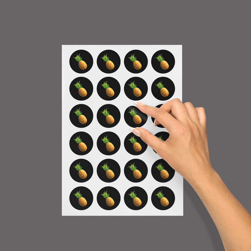 Label Sheet (Pineapple) - Golden State Print