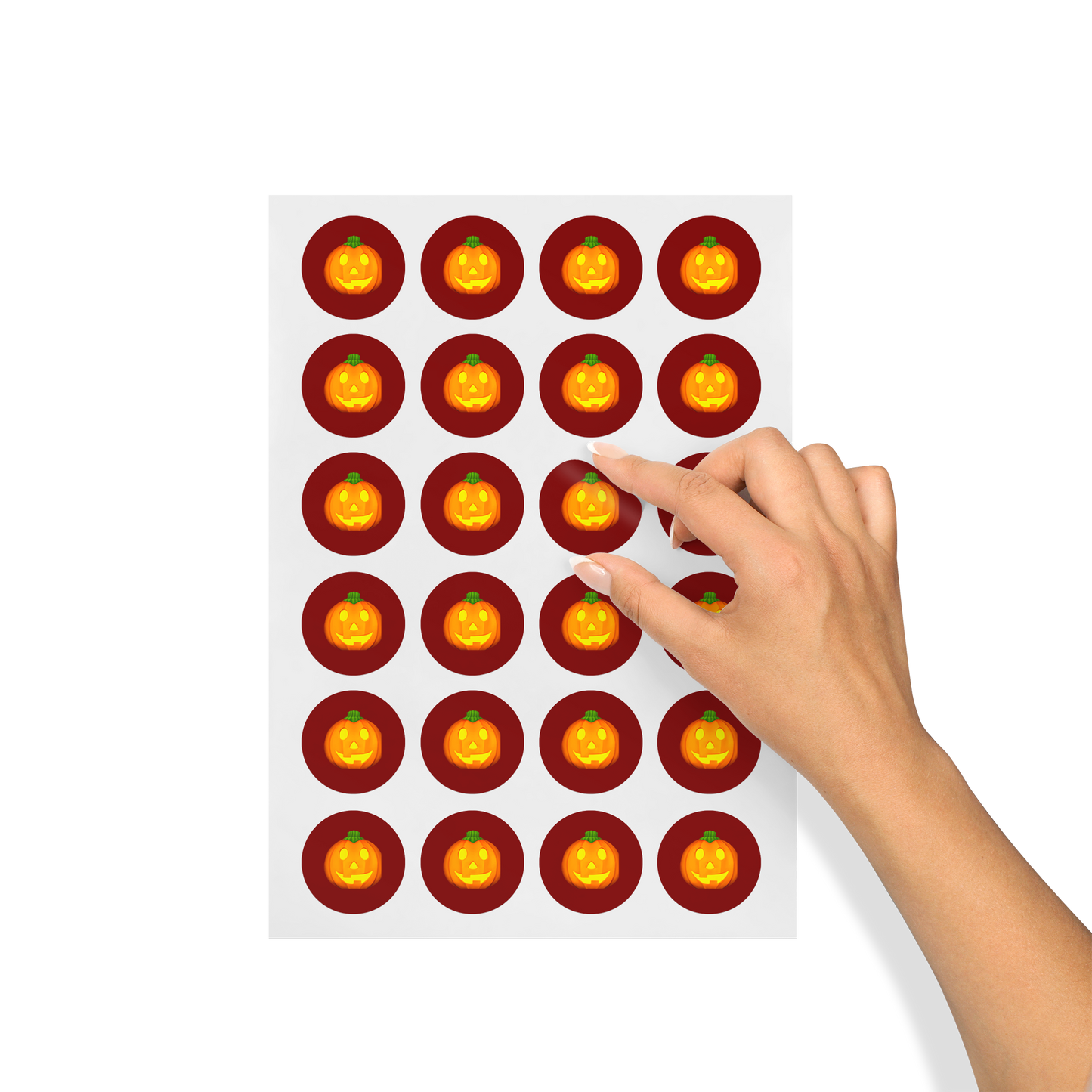 Label Sheet (Pumpkin)