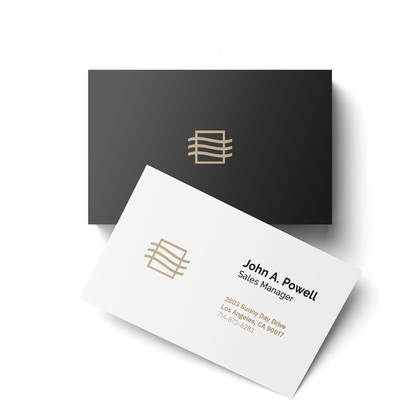 Matte Business Cards - Golden State Print