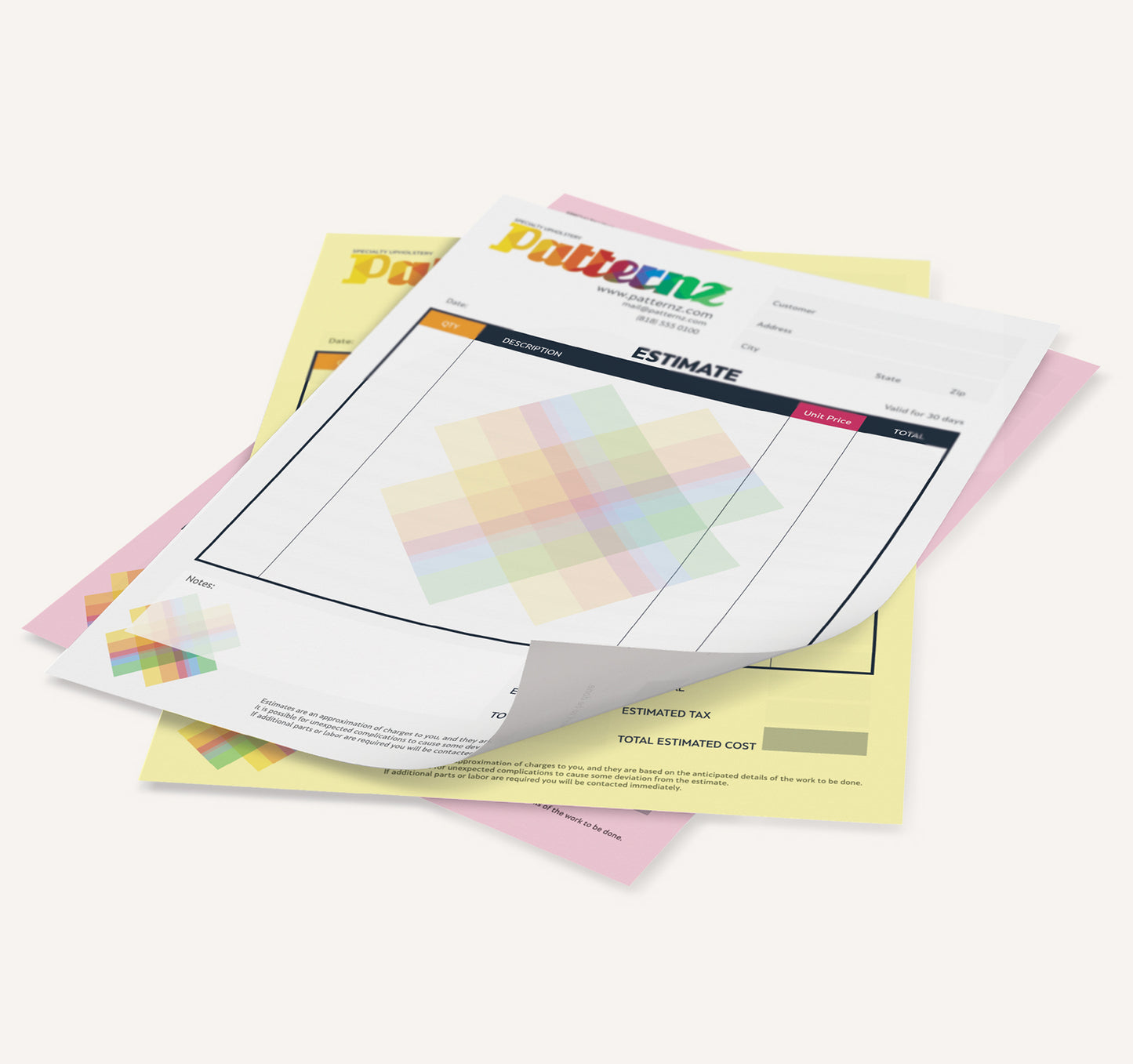 NCR Forms (8.5x11) - Golden State Print