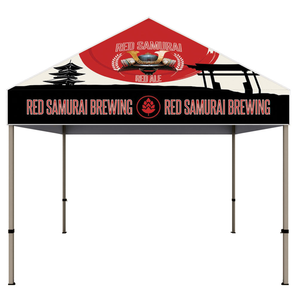 Event Tent 10Ft w/ Steel Frame - Golden State Print
