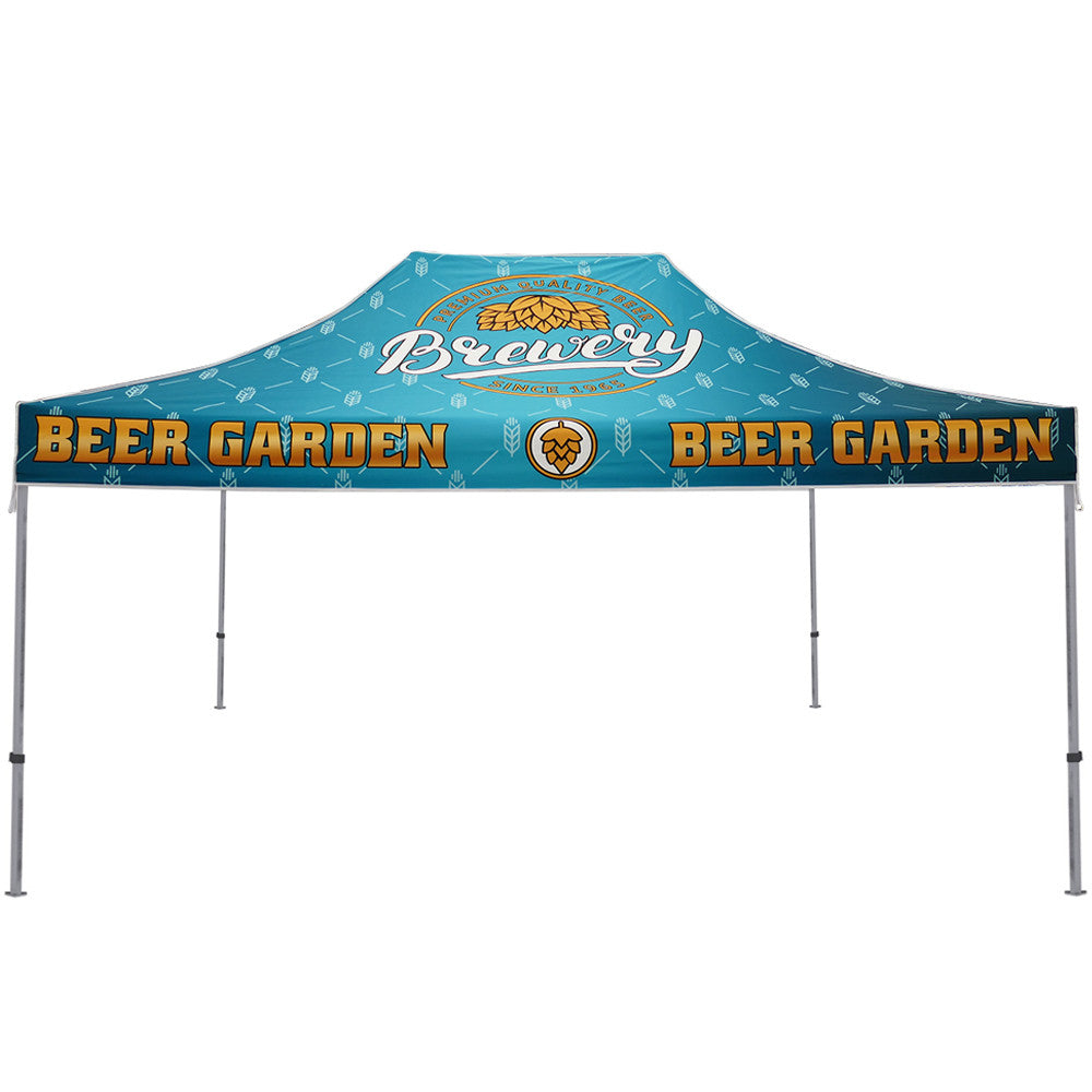 Event Tent 15Ft w/ Aluminum Frame - Golden State Print