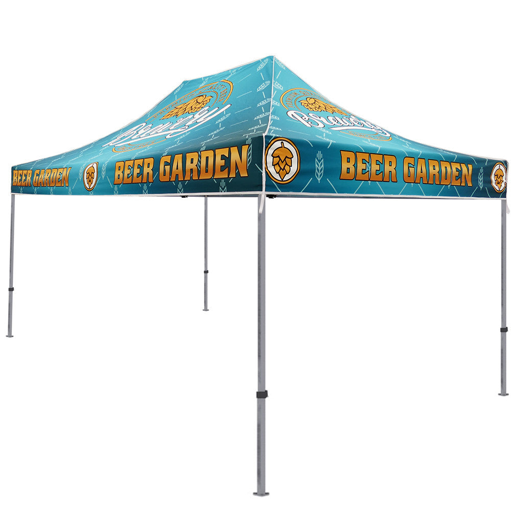 Event Tent 15Ft w/ Aluminum Frame - Golden State Print