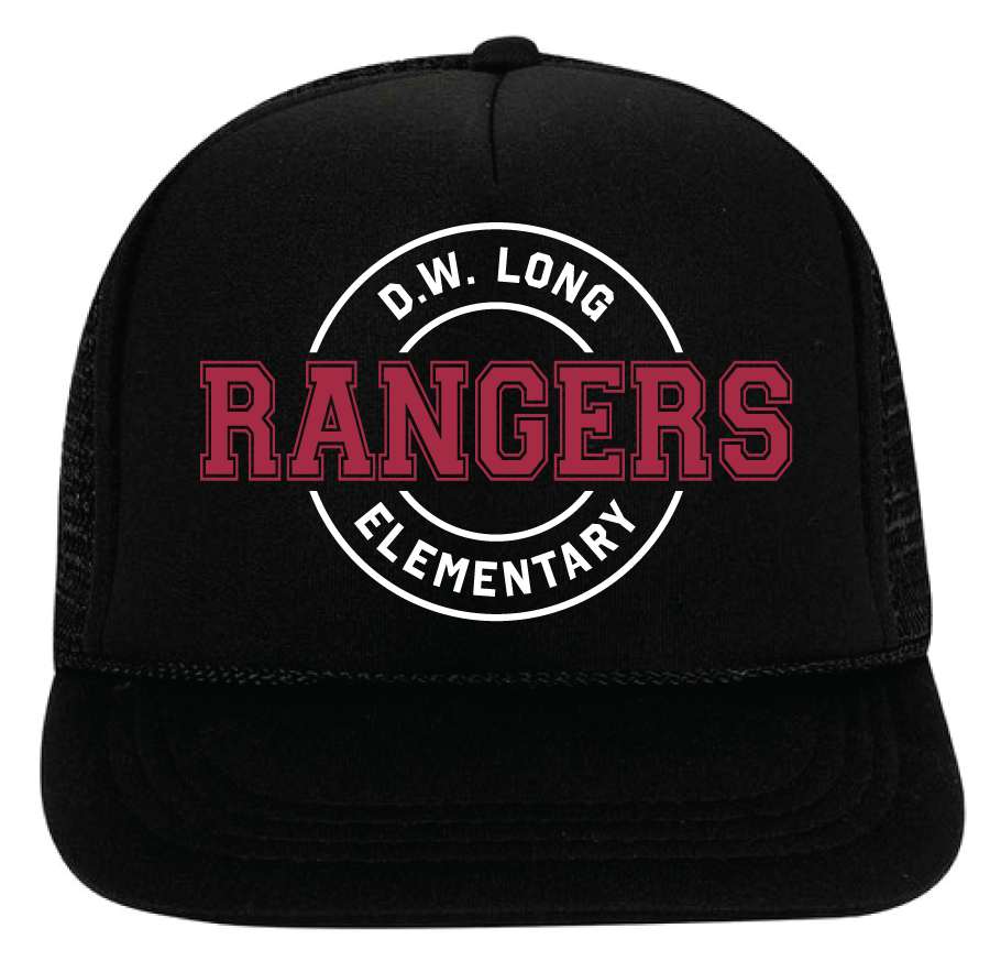 D.W. Long Rangers Black + Maroon Hat - Golden State Print