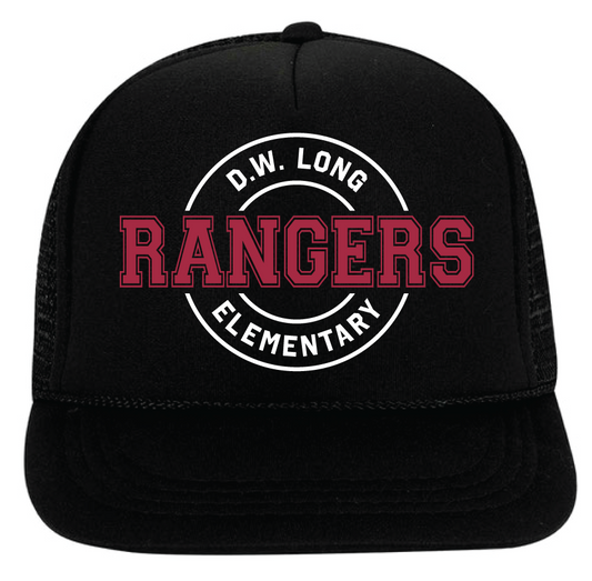 D.W. Long Rangers Black + Maroon Hat - Golden State Print