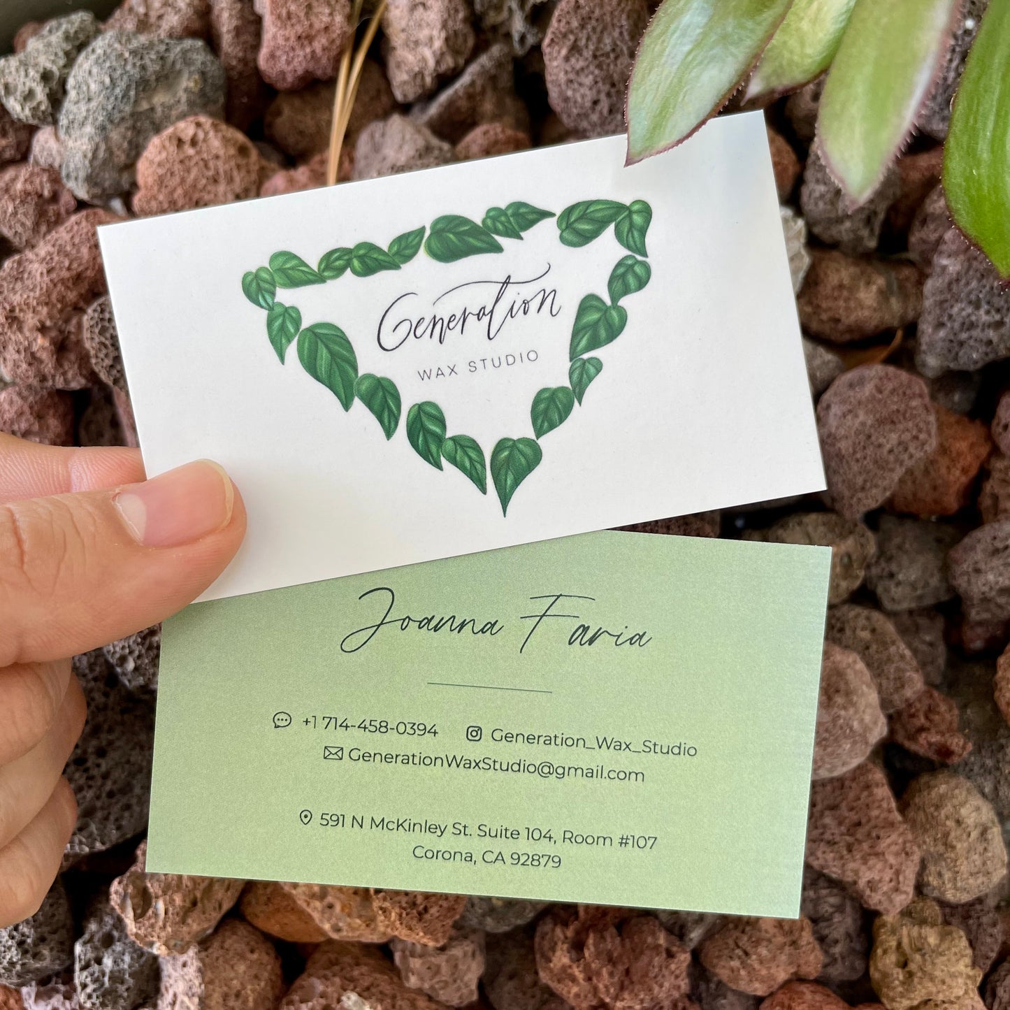 Silk Business Cards - Golden State Print