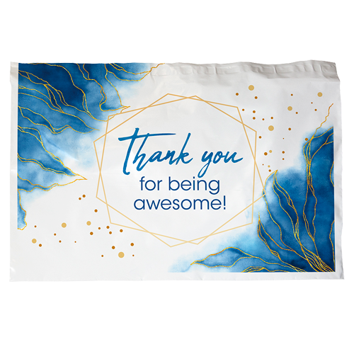 Poly Mailer Shipping Bag - Golden State Print