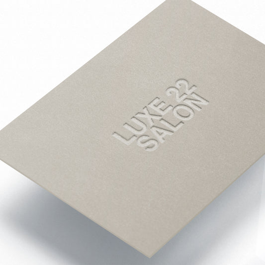 Letterpress Business Cards (Double-Thick)
