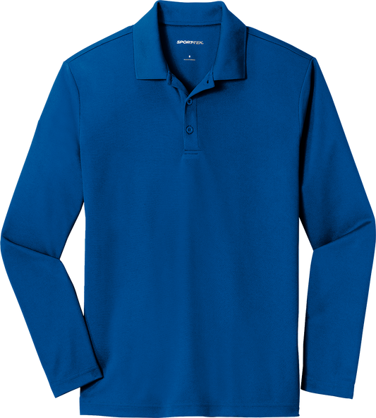 ST640LS  Sport-Tek® PosiCharge® RacerMesh® Long Sleeve Polo