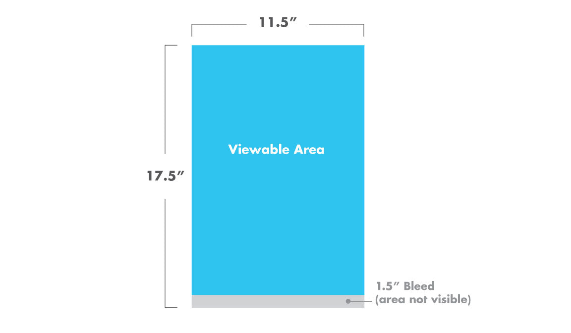 Table Top Banner Stand - Golden State Print