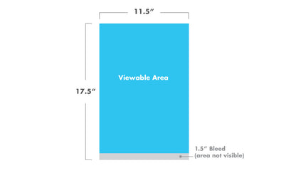 Table Top Banner Stand - Golden State Print