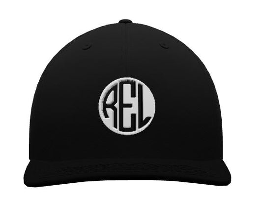 Embroidered REL Hat (White Circle) - Golden State Print