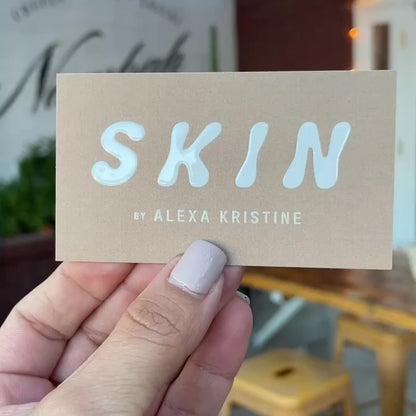 Raised Spot UV Business Cards