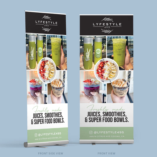 Aluminum Roll Up Banner + Stand - Golden State Print