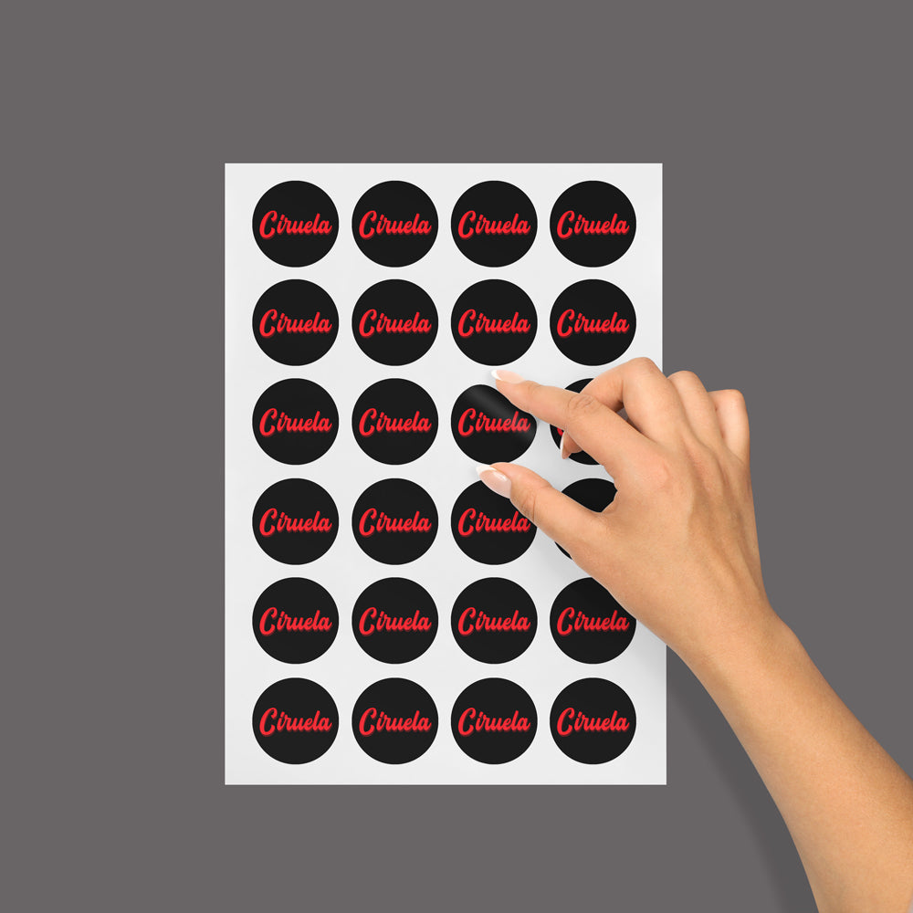 Label Sheet (Ciruela) - Golden State Print