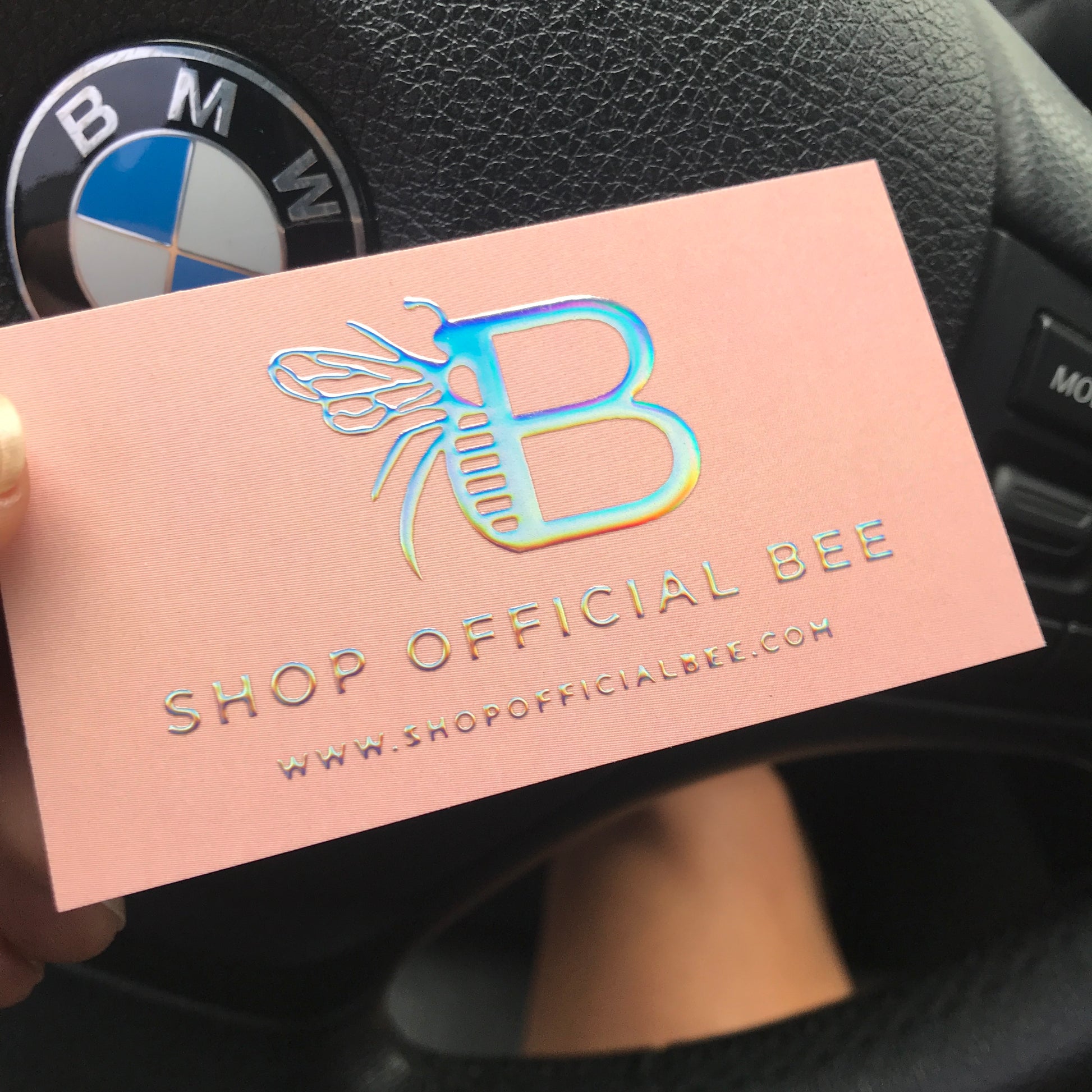 Raised Foil Business Cards - Golden State Print