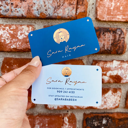 Foil Business Cards - Golden State Print