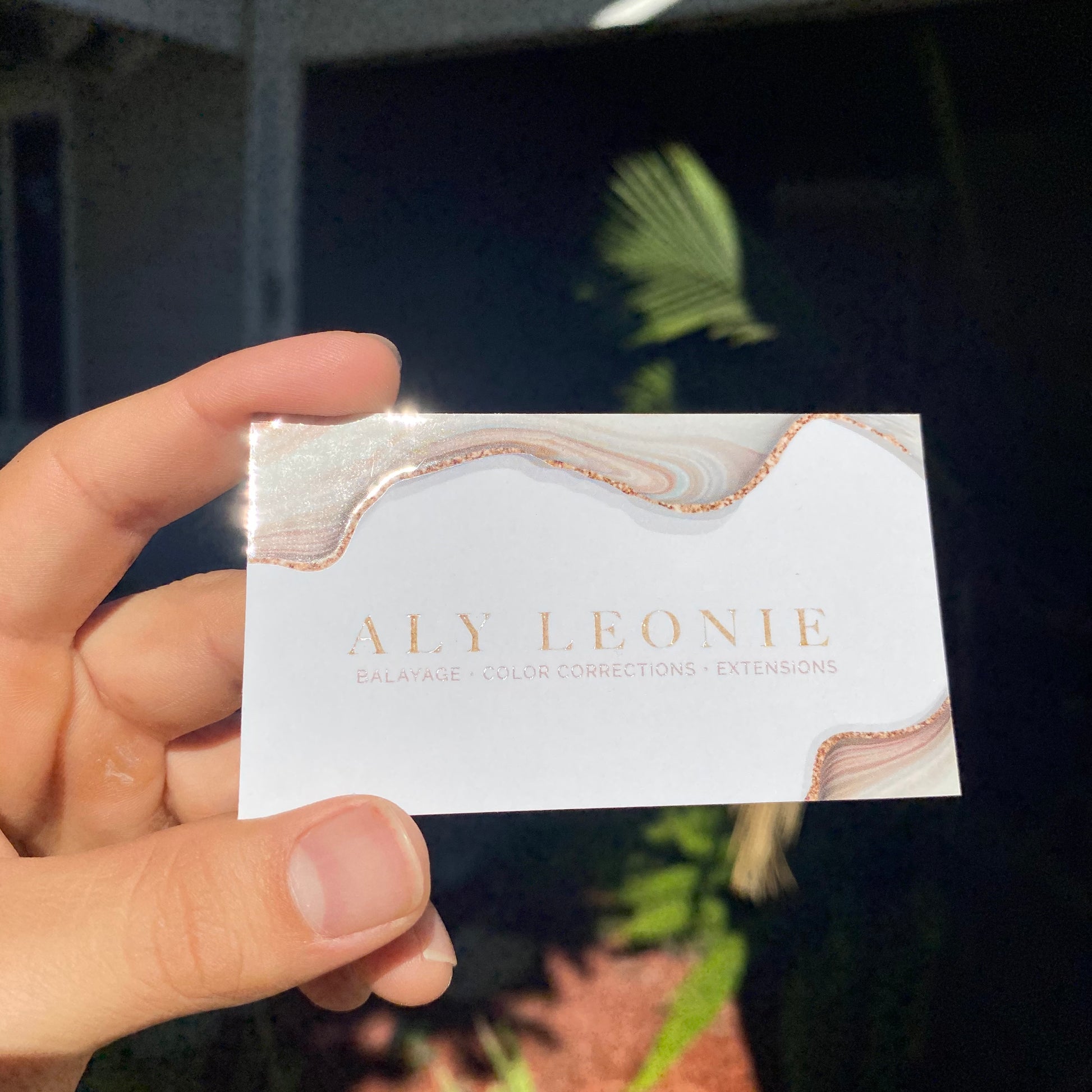 Raised Spot UV Business Cards - Golden State Print