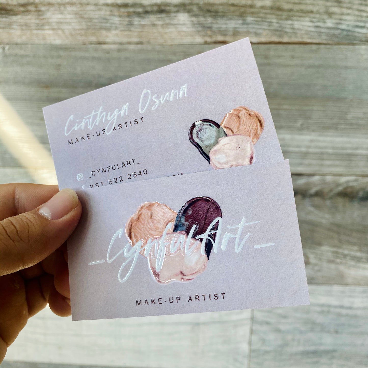 Raised Spot UV Business Cards - Golden State Print