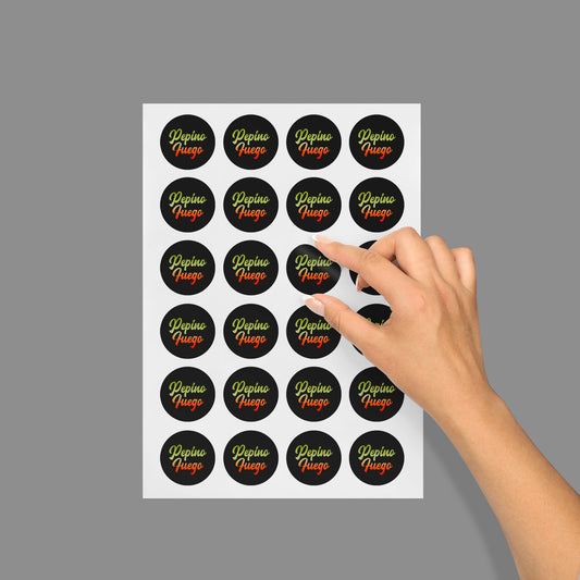 Label Sheet (Pepino Feugo) - Golden State Print