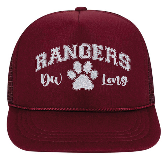 D.W. Long Rangers Maroon + Glitter Hat - Golden State Print