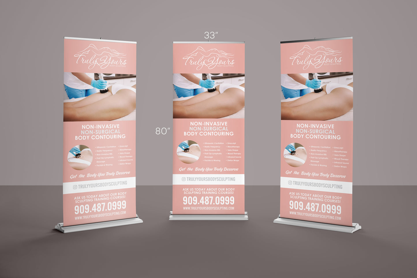 Deluxe Roll Up Banner + Stand - Golden State Print