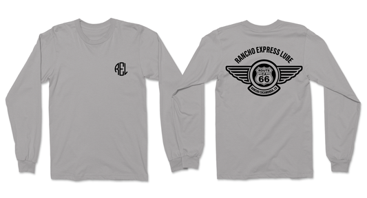 REL 100 Polyester L/S [2 Color Print] - Golden State Print