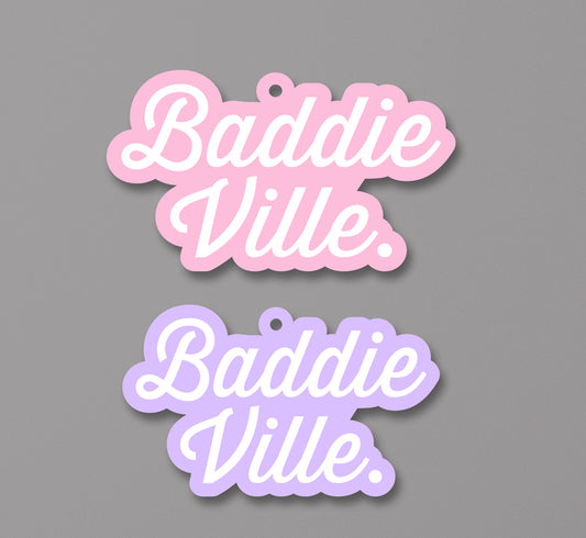 Hangtag Stickers (Baddieville) - Golden State Print